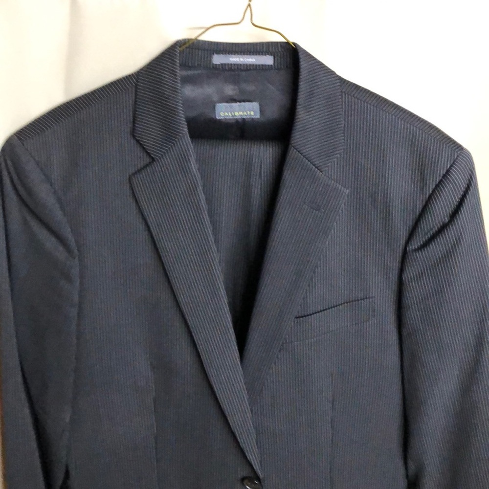 Calibrate (Nordstrom) 3-piece pinstriped suit